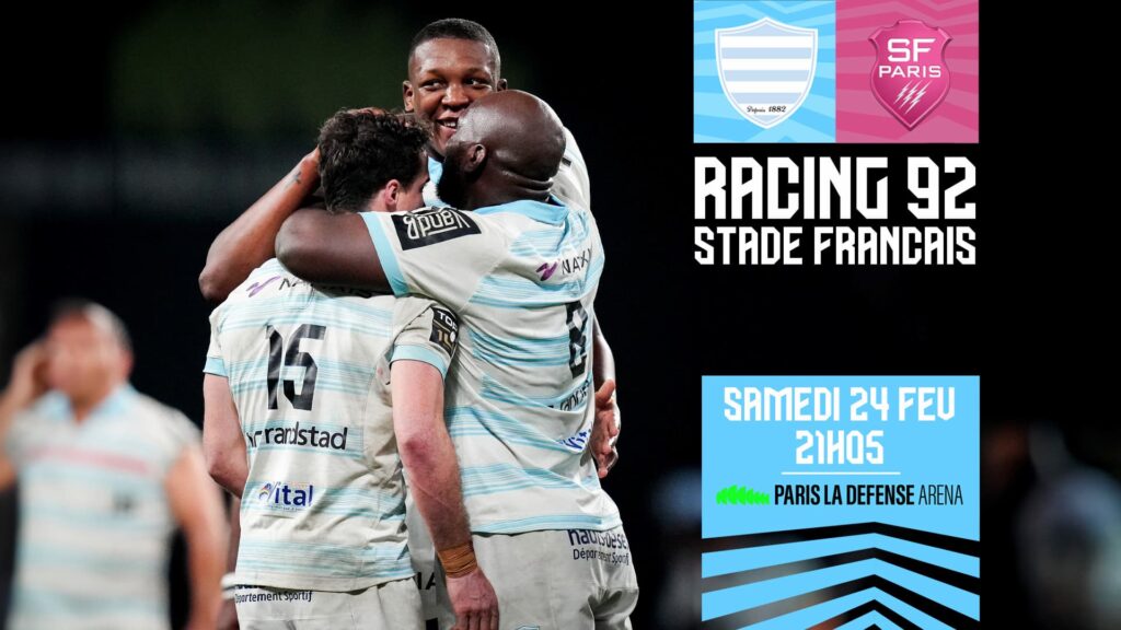 affiche match racing 92 stade français