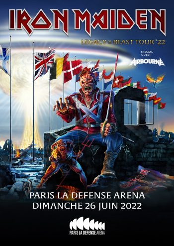 Iron Maiden en concert à Paris La Défense Arena
