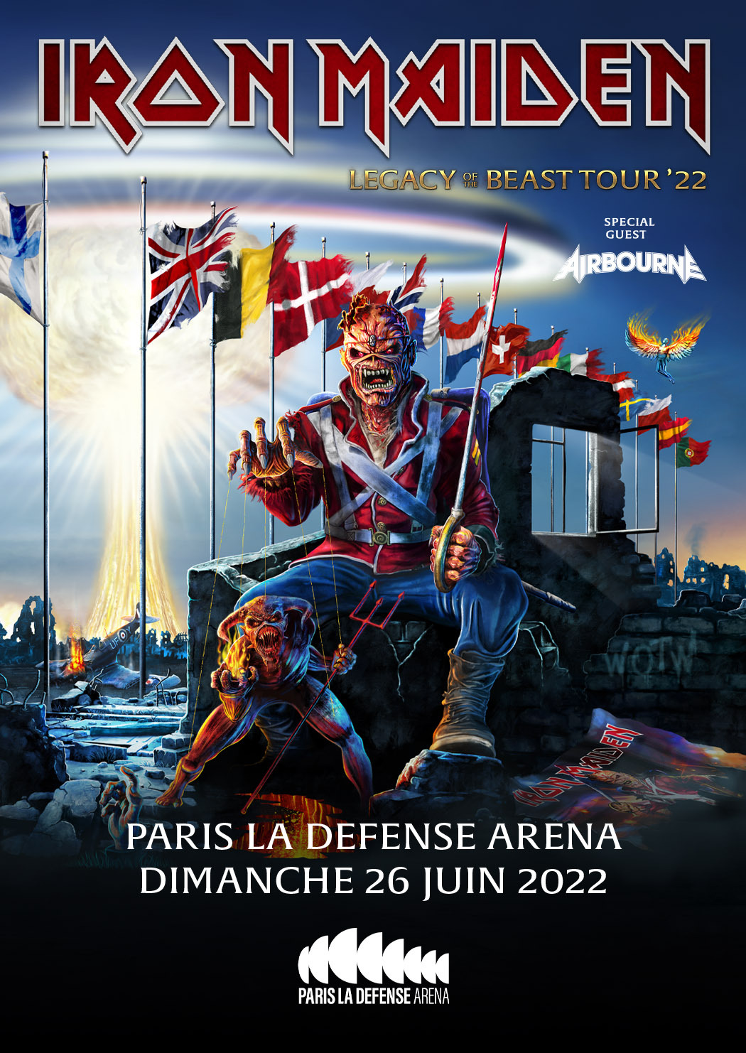 IRON MAIDEN Paris La Défense Arena