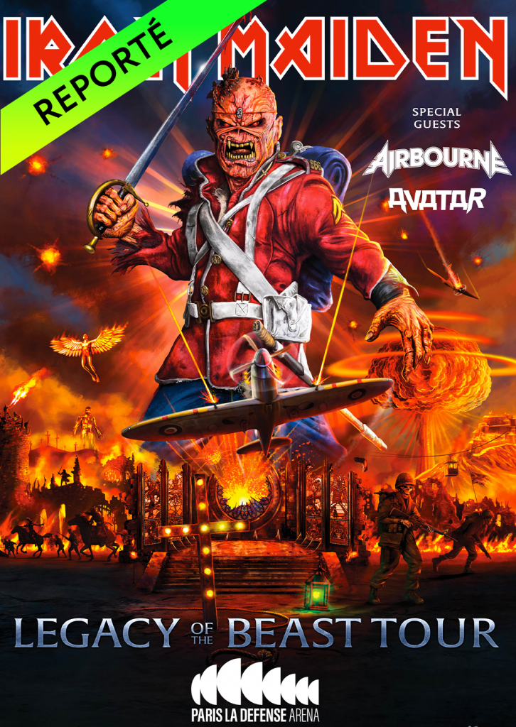 IRON MAIDEN Paris La Défense Arena