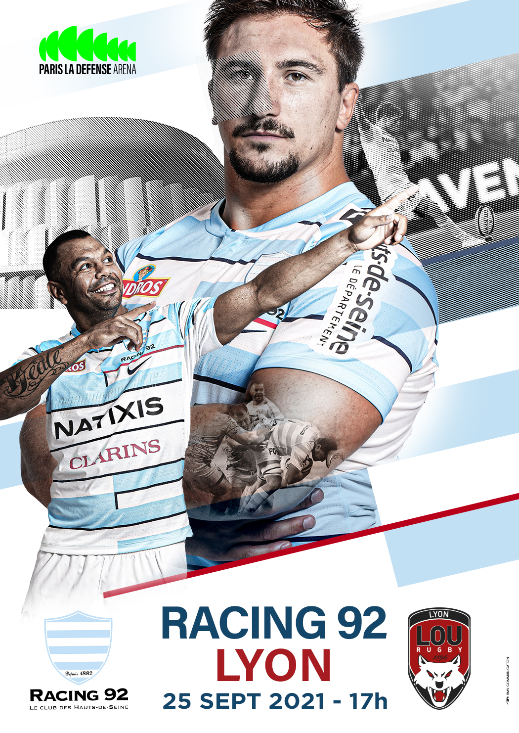 RACING 92 / LYON Paris La Défense Arena
