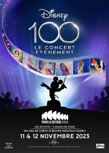 affiche disney en concert paris la défense arena