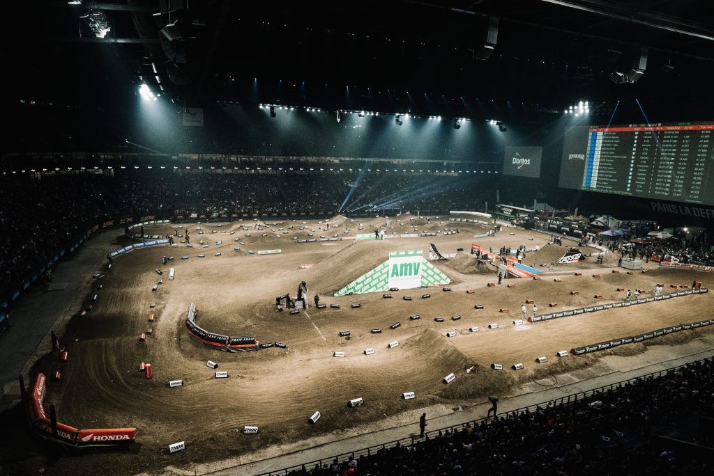 photo supercross paris la défense arena