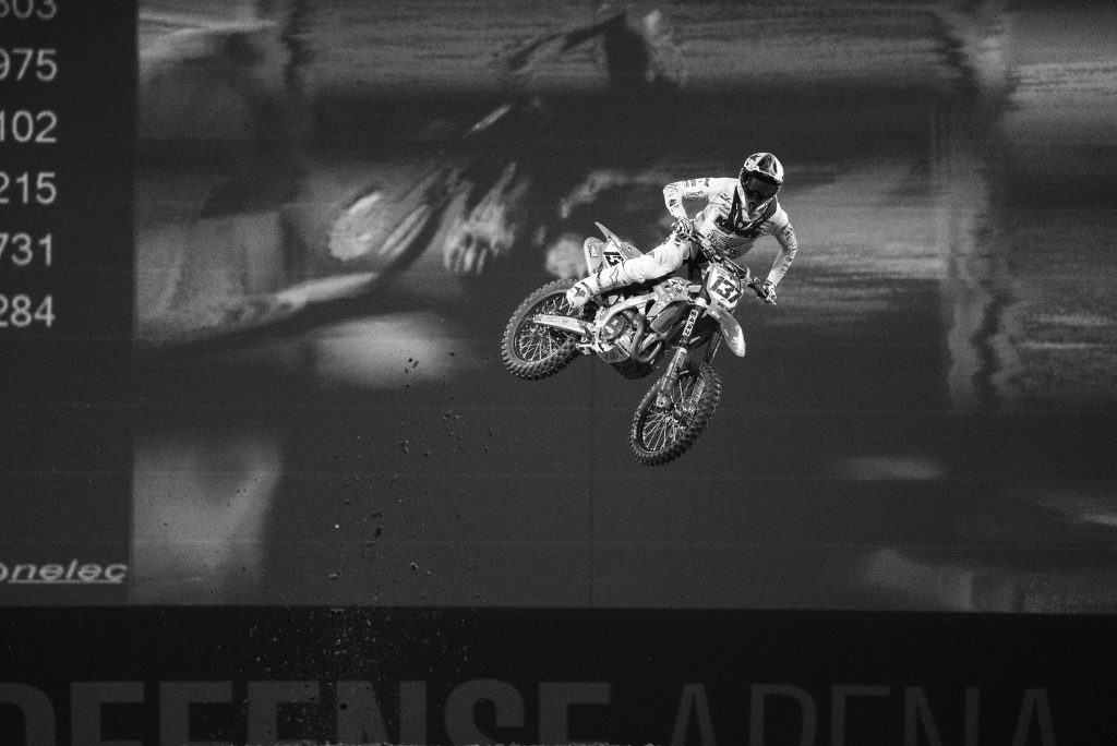 photo supercross paris la défense arena