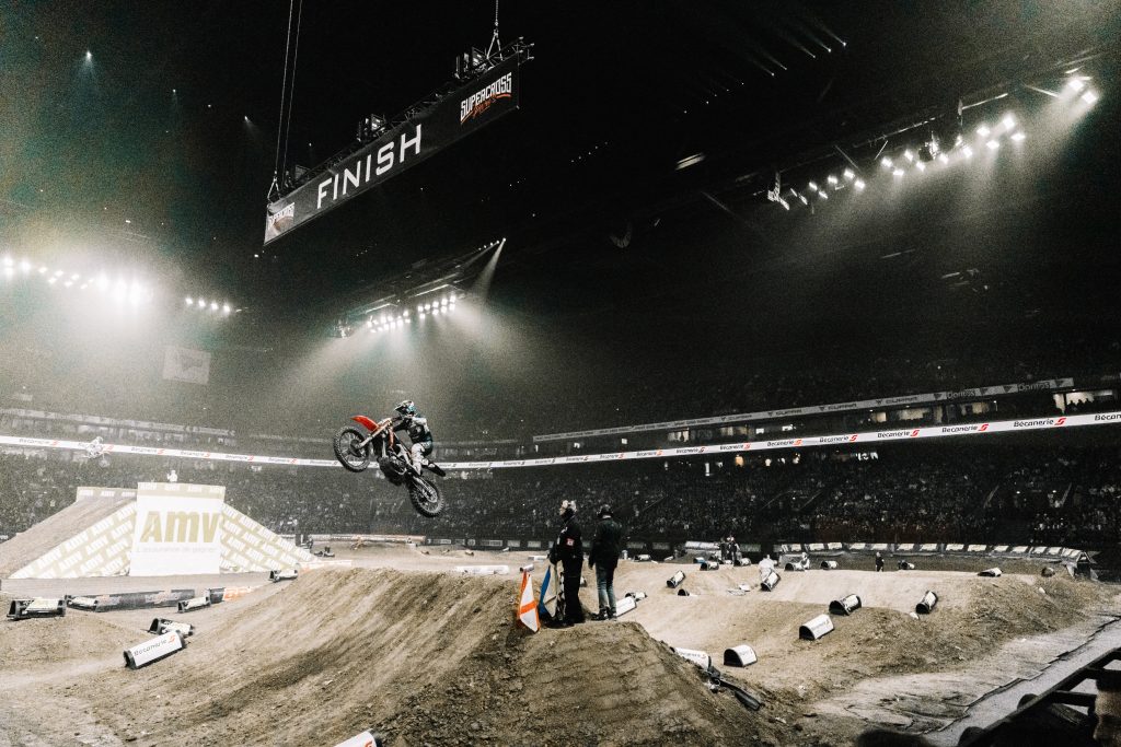 photo supercross paris la défense arena