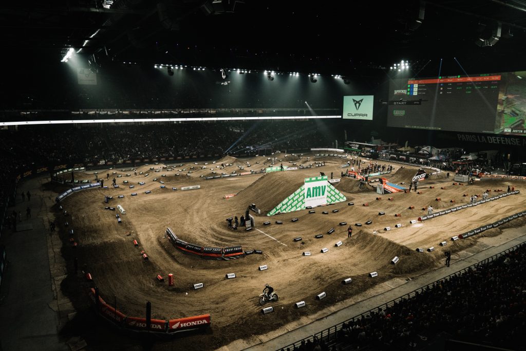 photo supercross paris la défense arena