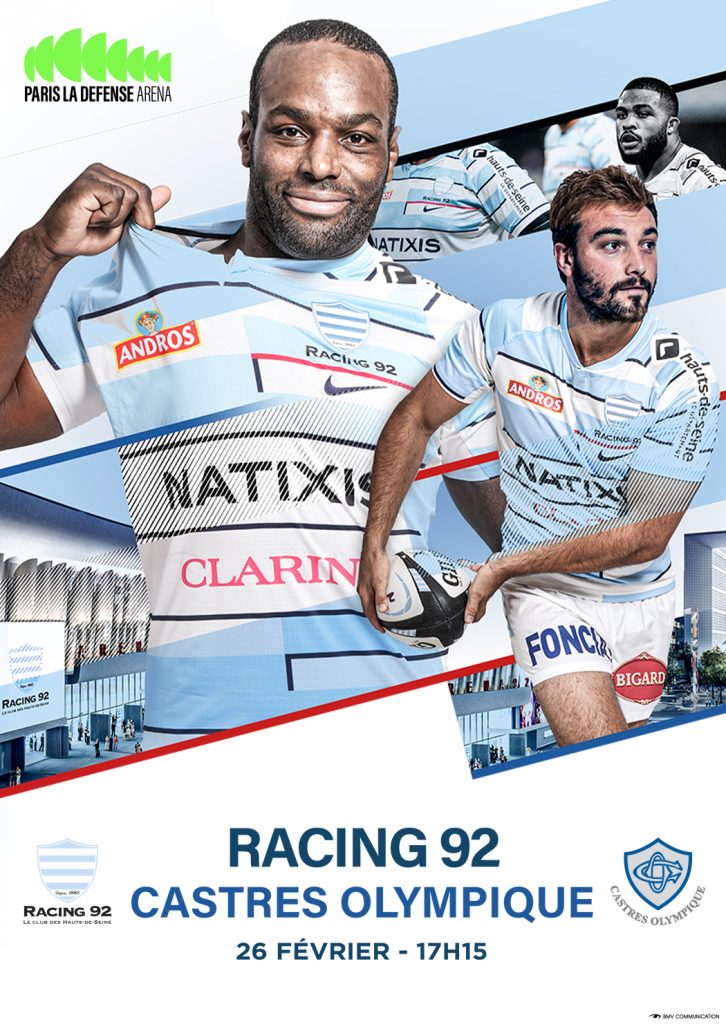 RACING 92 / CASTRES Paris La Défense Arena