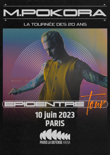 affiche concert matt pokora paris la défense arena