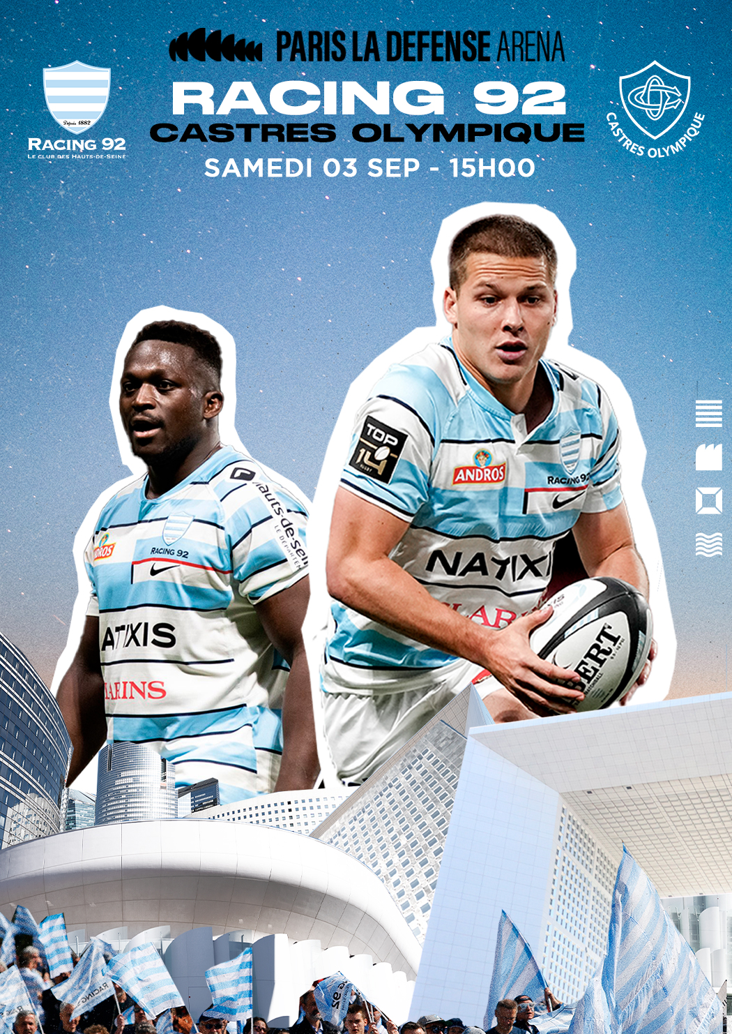 RACING 92 / CASTRES VIP Paris La Défense Arena
