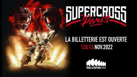 affiche supercross de paris 2022