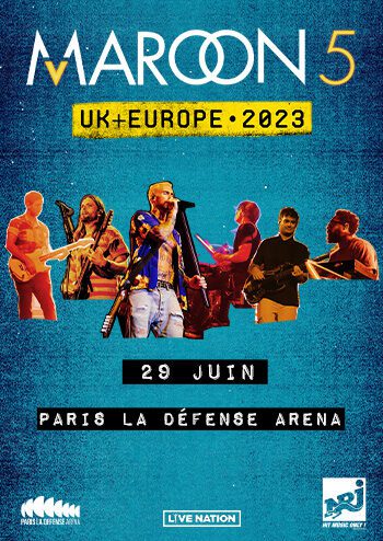 maroon 5 concert paris la défense arena
