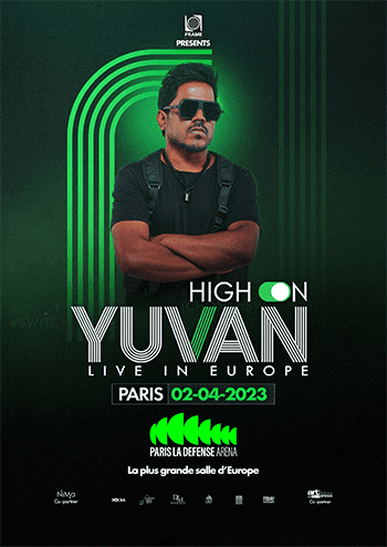 affiche du concert de yuvan à paris la défense arena