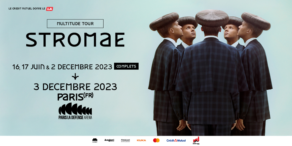 affiche du concert de stromae à paris la defense arena