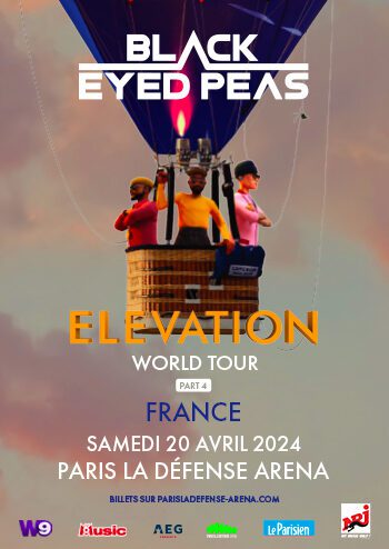 affiche du concert des black eyed peas