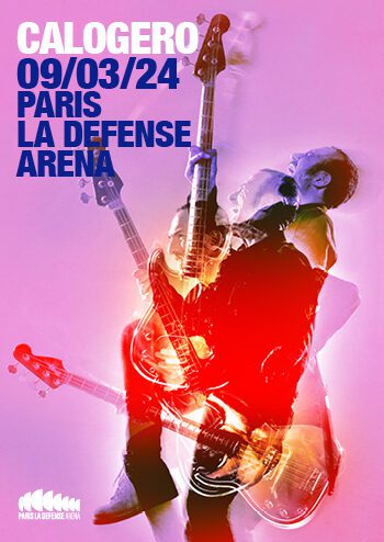 affiche du concert de calogero à paris la défense arena