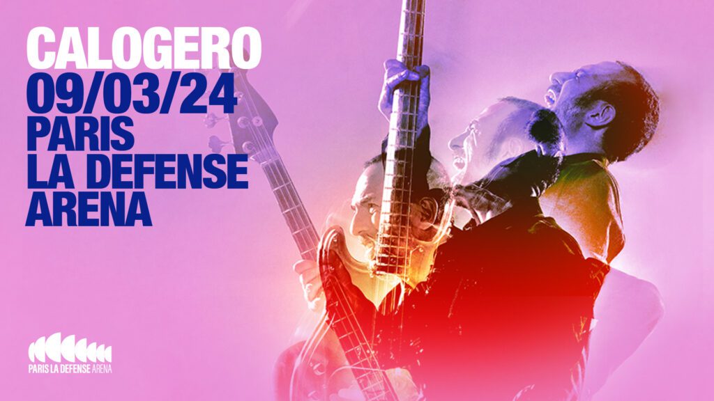 affiche du concert de calogero à paris la défense arena