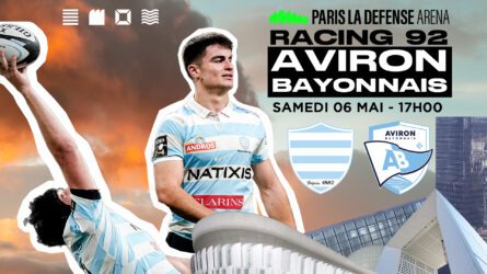 racing 92 aviron bayonnais paris la défense arena top 14