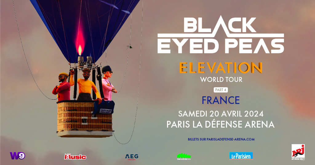 affiche du concert des black eyed peas