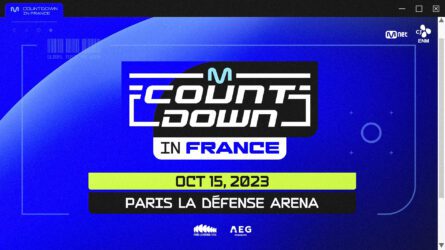 affiche mcountdown in france kpop à paris la défense arena 15 octobre 2023