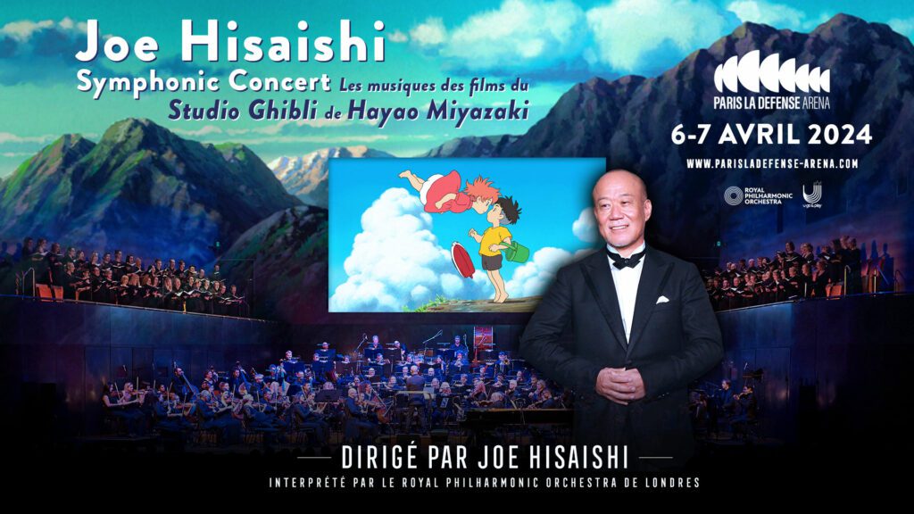 affiche du concert de Joe Hisaishi à paris la défense arena