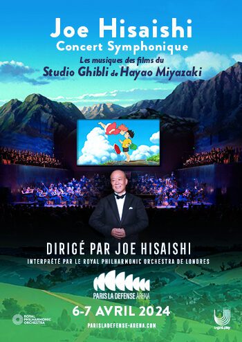affiche du concert de Joe Hisaishià paris la défense arena