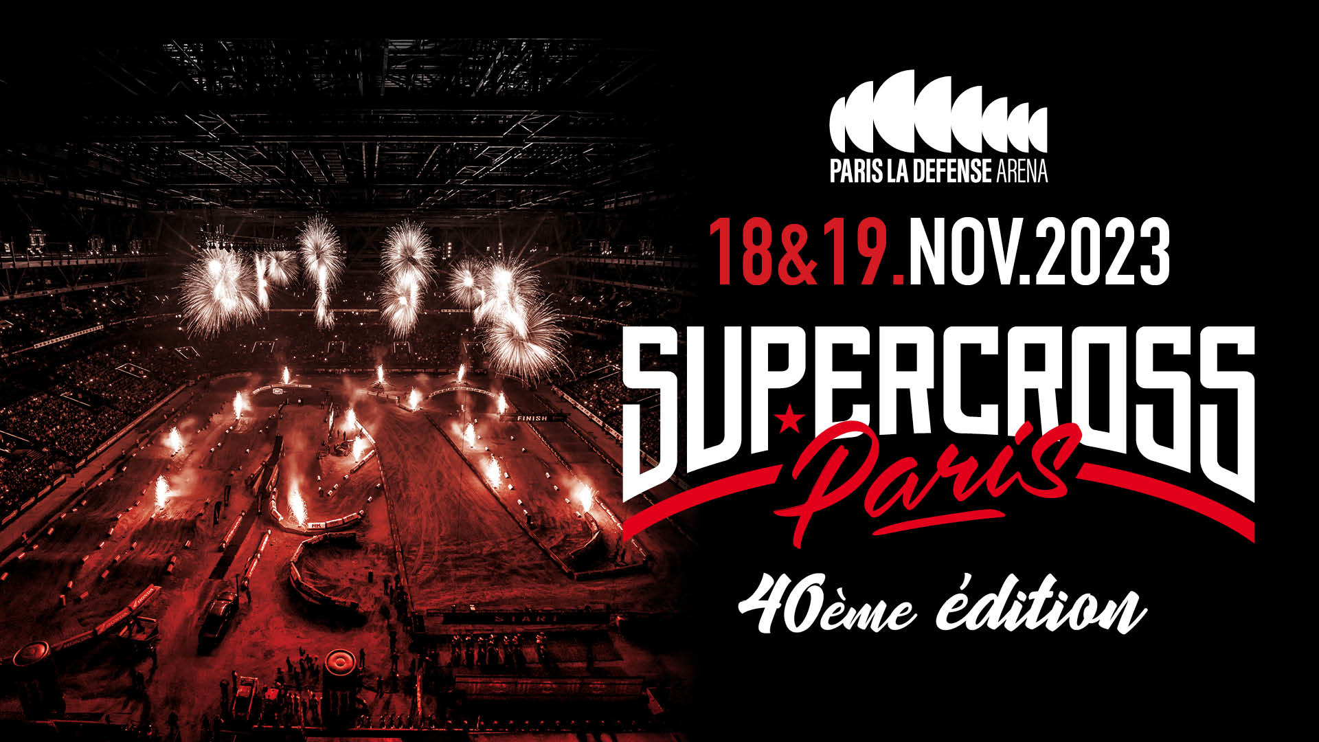 Supercross de Paris 2023 Préparez votre venue Paris La Défense Arena