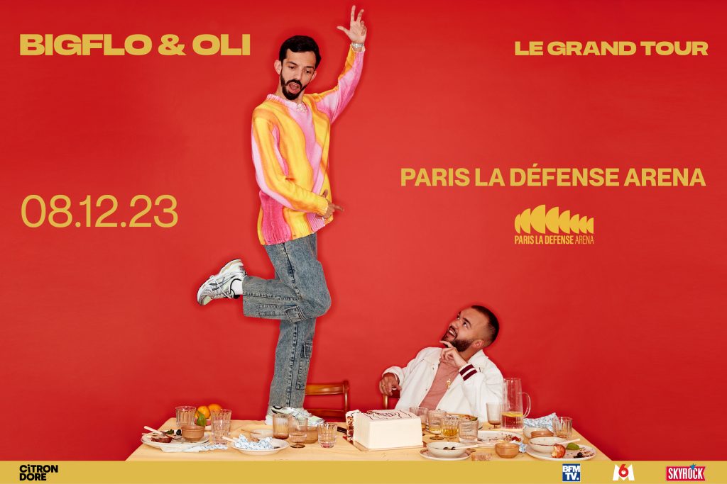 affiche bigflo & oli paris la defense arena 2023