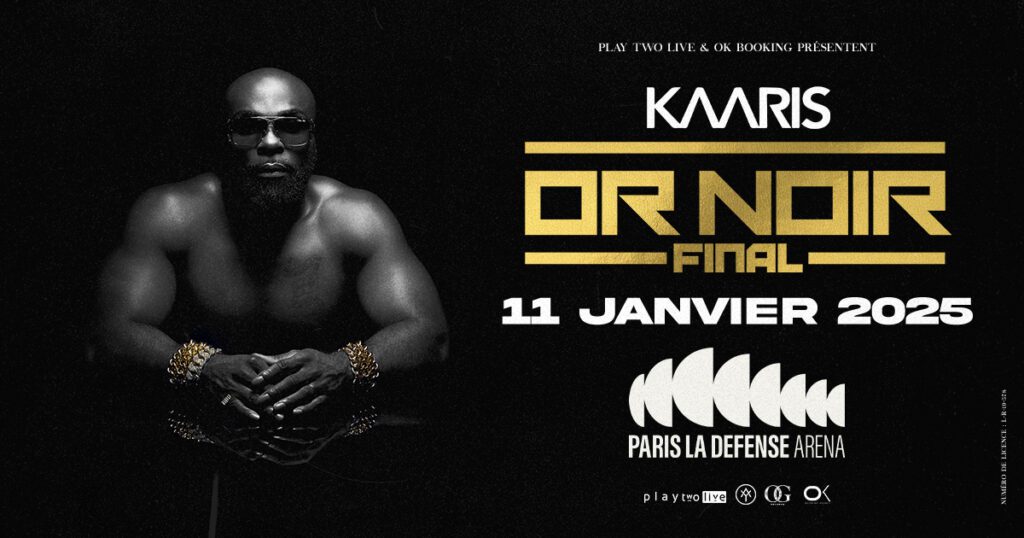 affiche du concert de kaaris à paris la défense arena