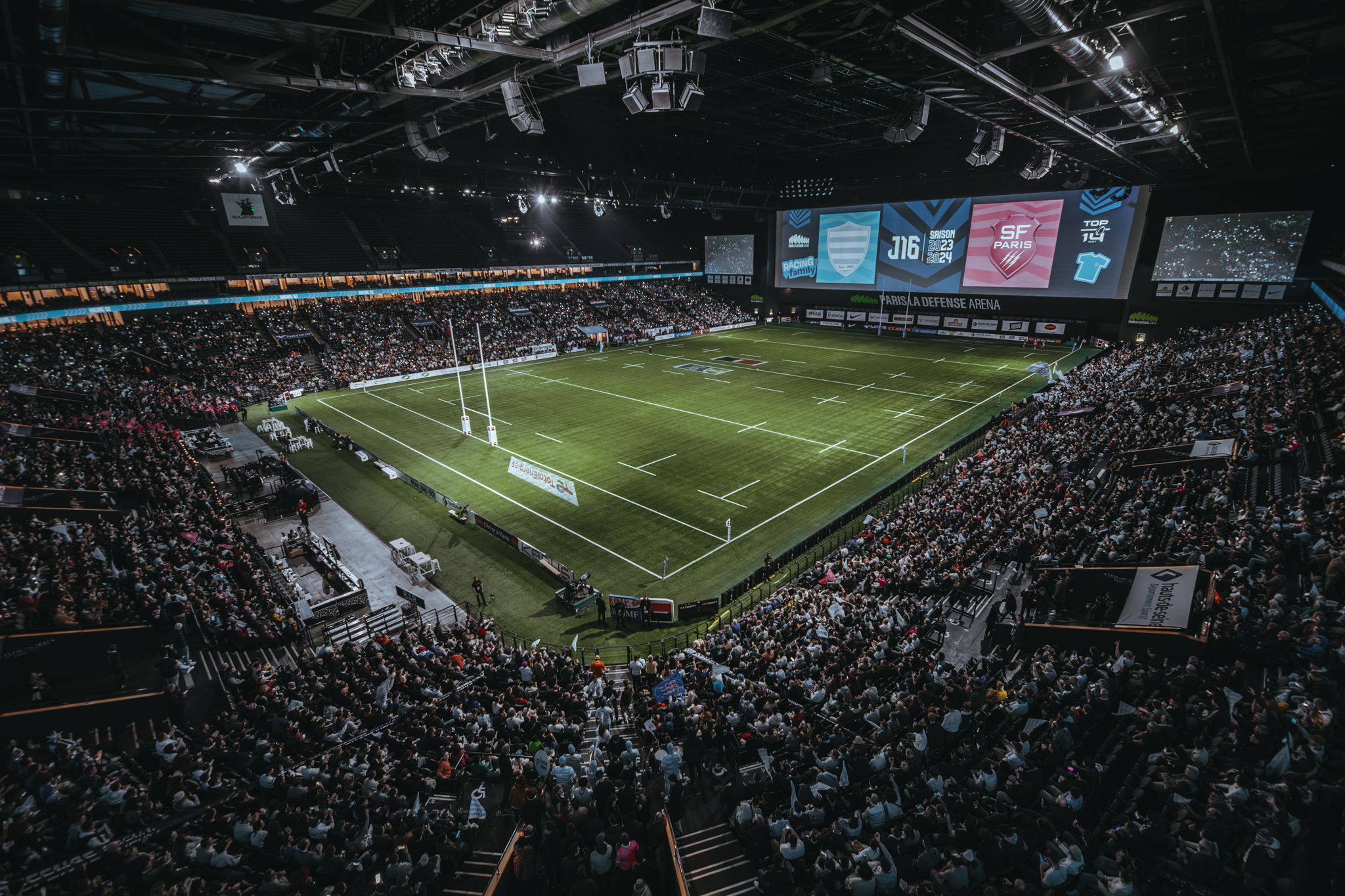 Photo du public Racing 92 à Paris La Défense Arena