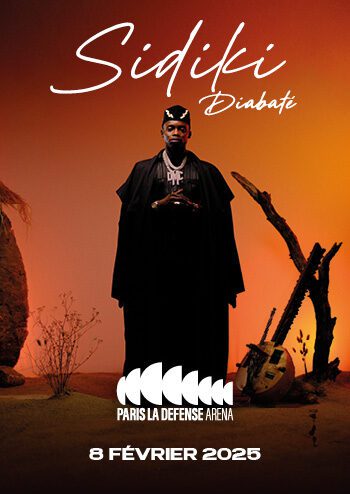 affiche du concert de Sidiki Diabaté le 8 février 2025 à Paris La Défense Arena