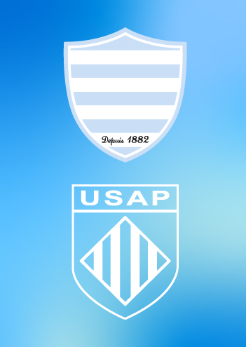 Affiche match Racing 92 contre l'USAP