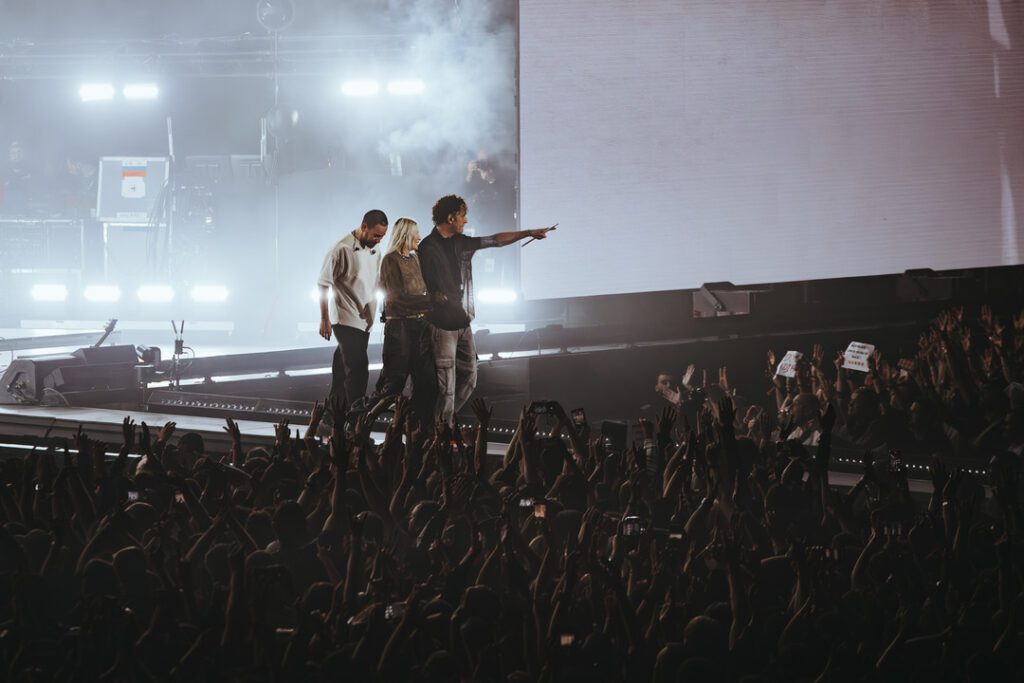 photo du concert de linkin park à paris la defense arena