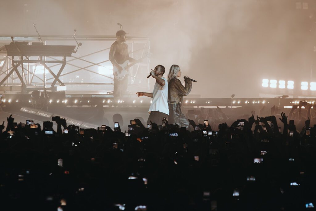 photo du concert de linkin park à paris la defense arena