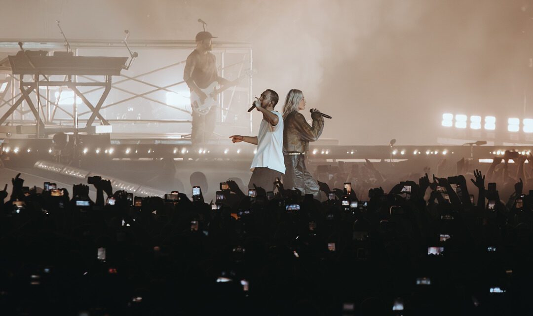 photo du concert de linkin park à paris la defense arena