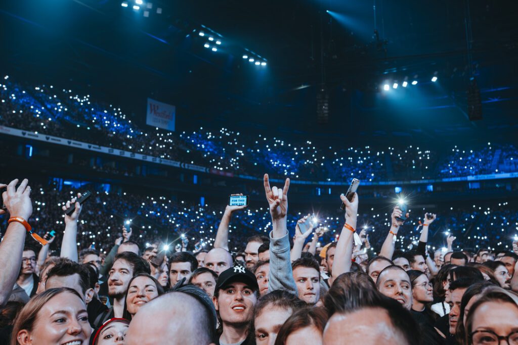 photo du concert de linkin park à paris la defense arena