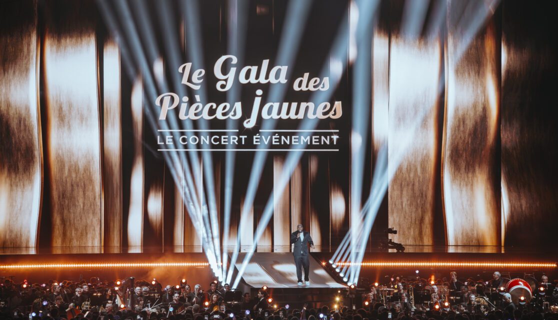 Photo de Teddy Riner au Gala des Pièces Jaunes 2025 à Paris La Défense Arena