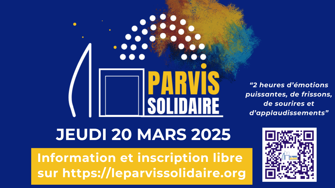 Affiche du Parvis Solidaire le jeudi 20 mars 2025