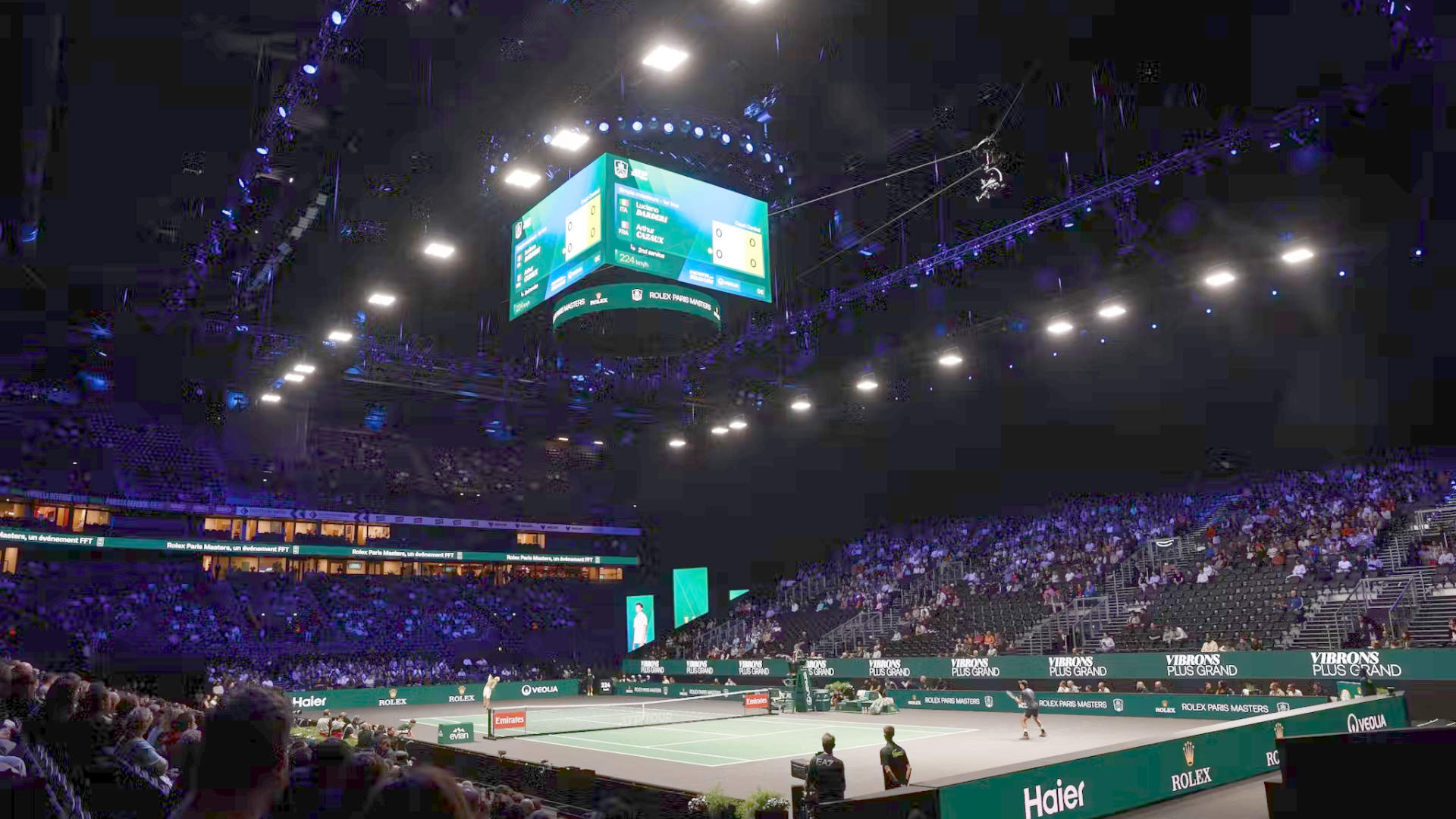 Court du Rolex Paris Masters 2025 à Paris a Défense Arena