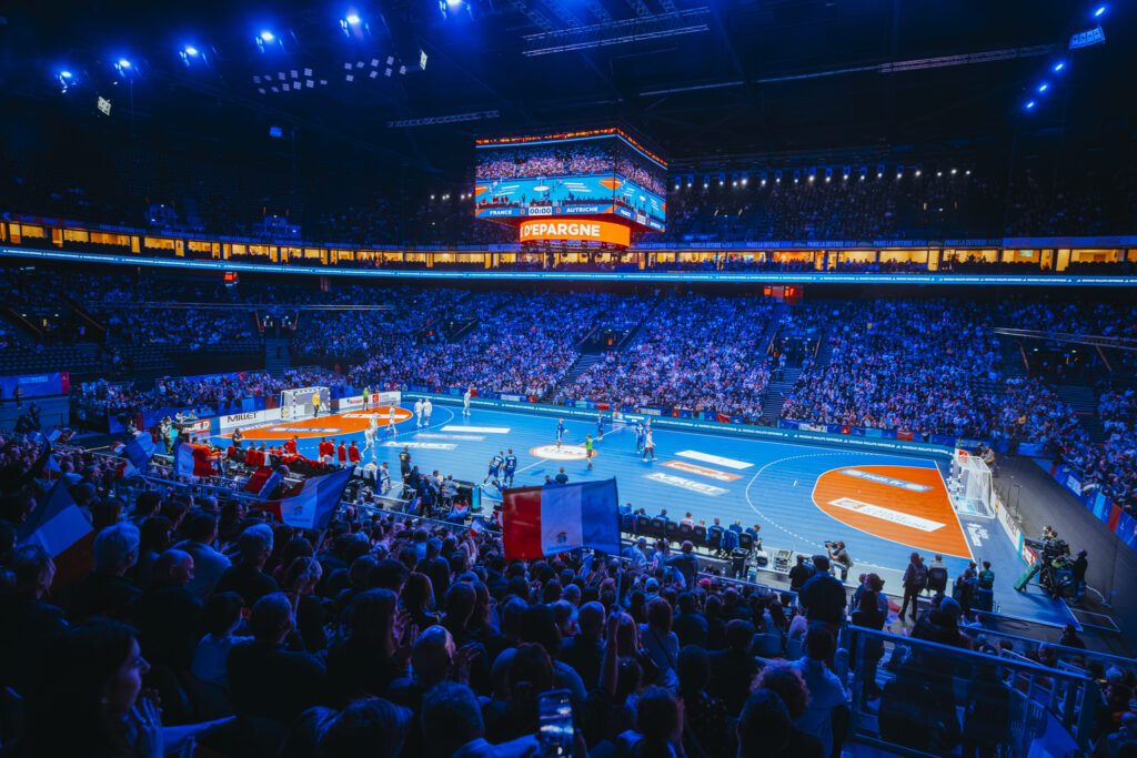 Tournoi de France de Handball terrain vue de côté