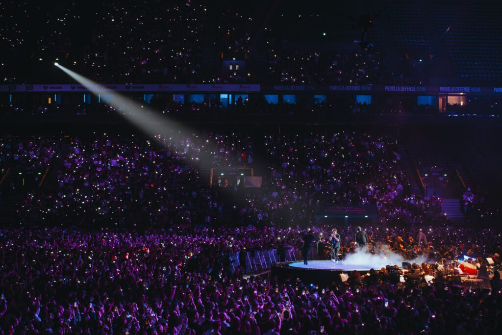 Le Gala des Pièces jaunes Paris La Défense Arena serré scène asap rocky très large
